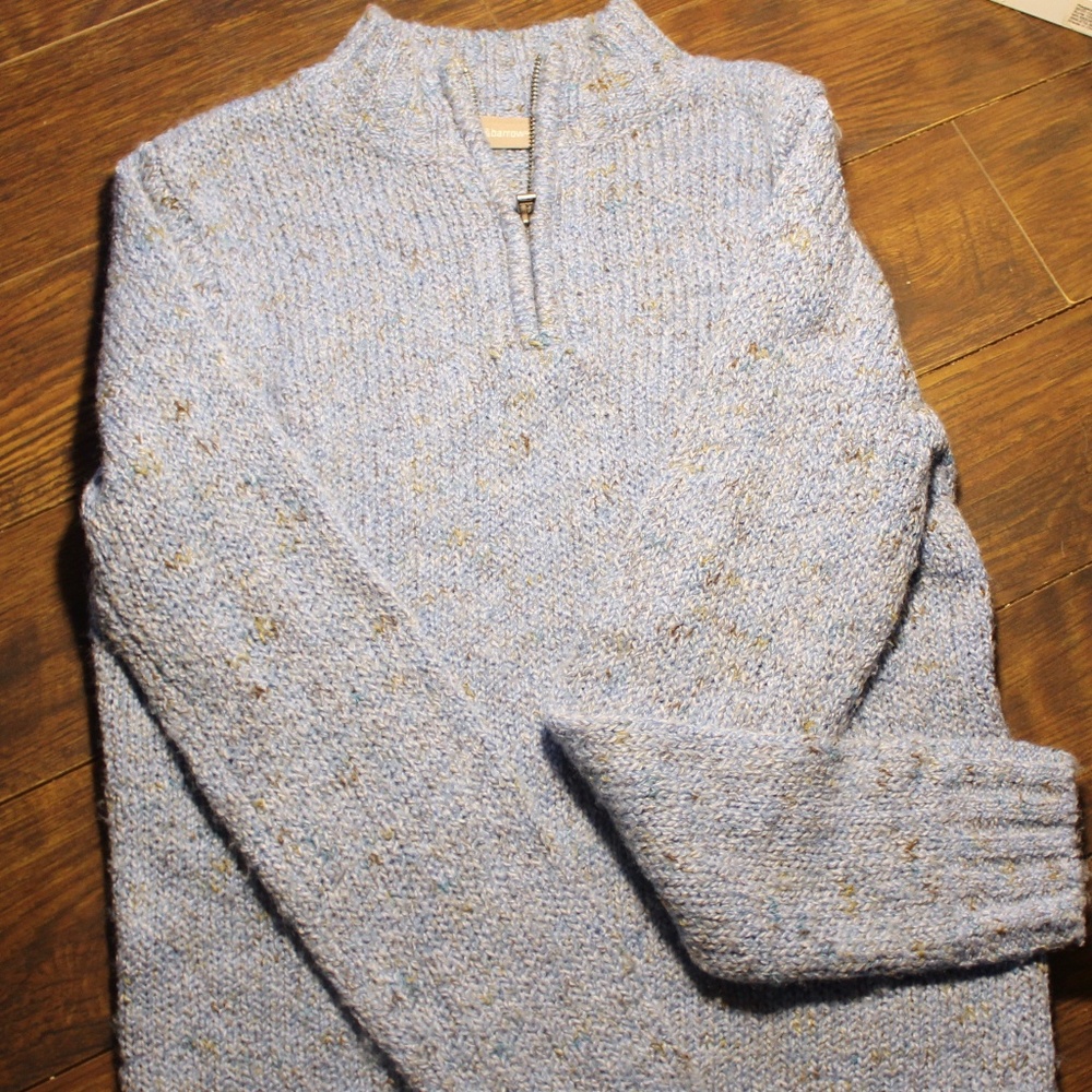 Cozy Light Blue Croft & Barrow Knit Sweater